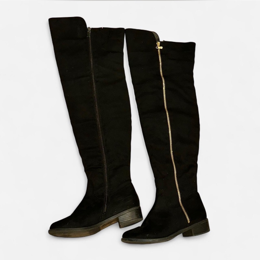 Women's Black Over-the-Knee Boots